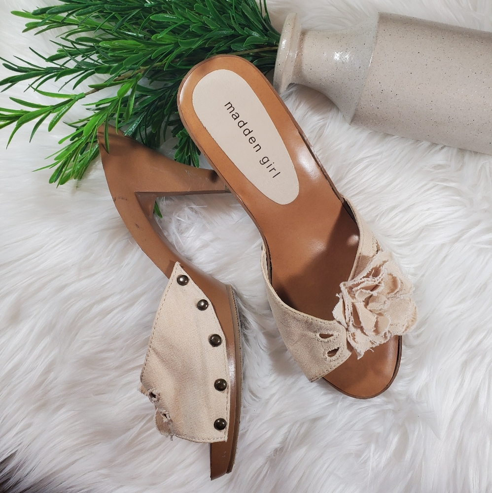 Madden Girl Kizzez Open Toe High Heel | sz 8
